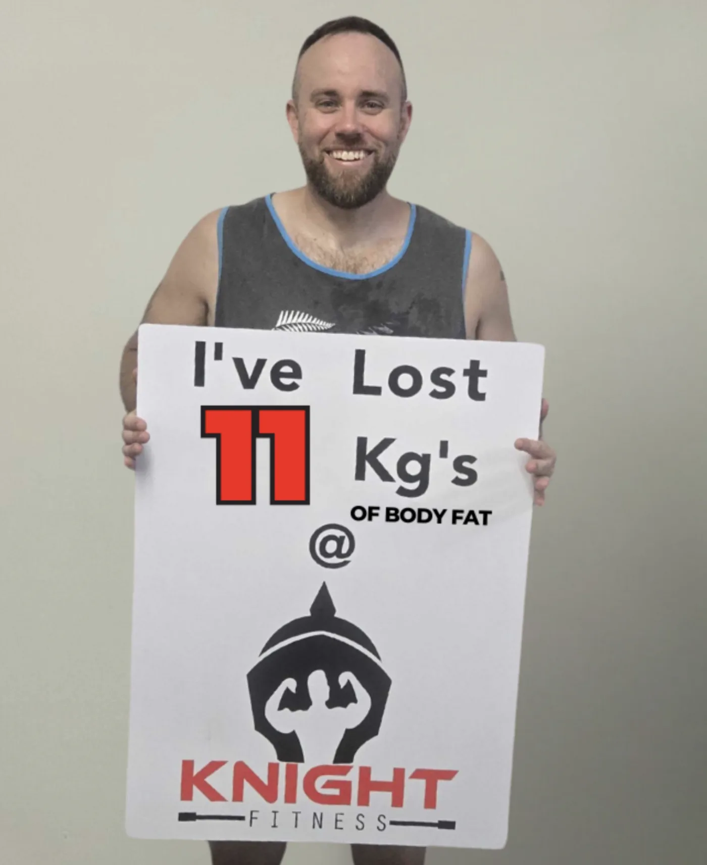 Member down 11kg of body fat