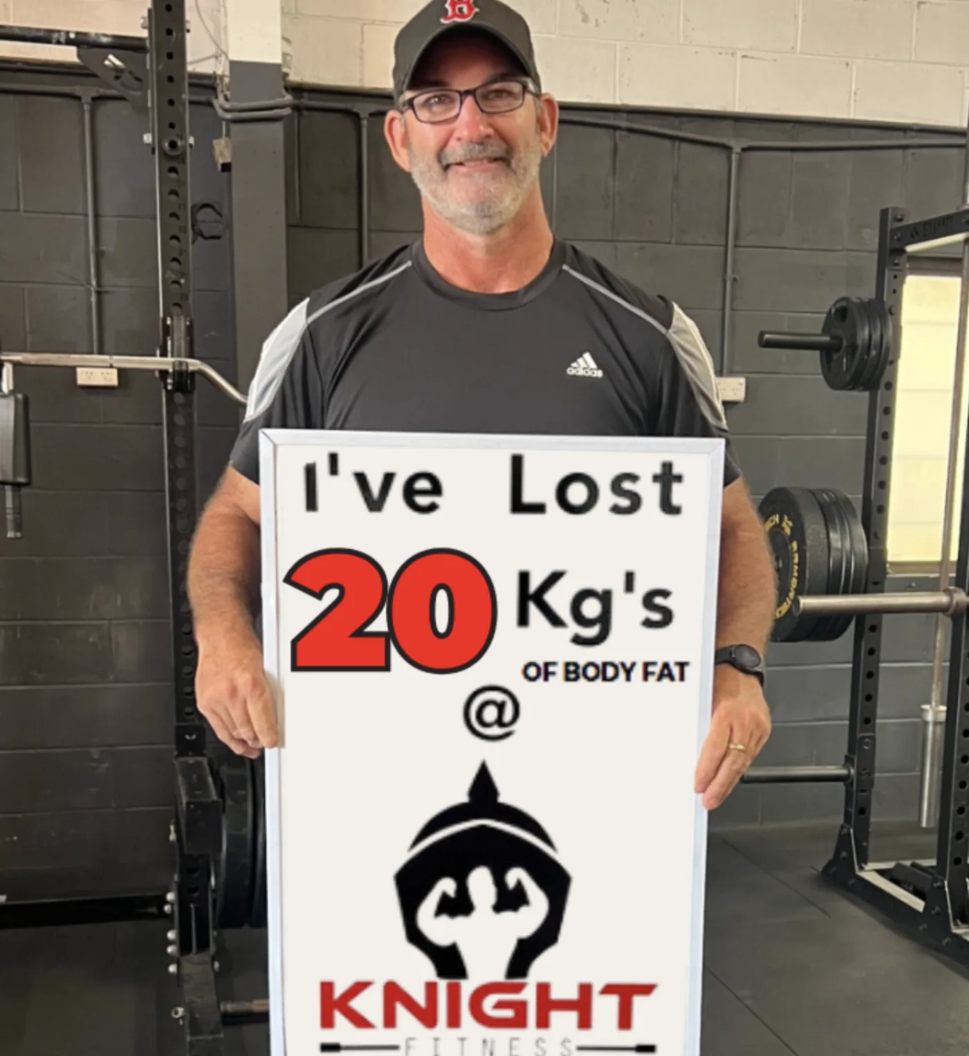Member down 20kg of body fat
