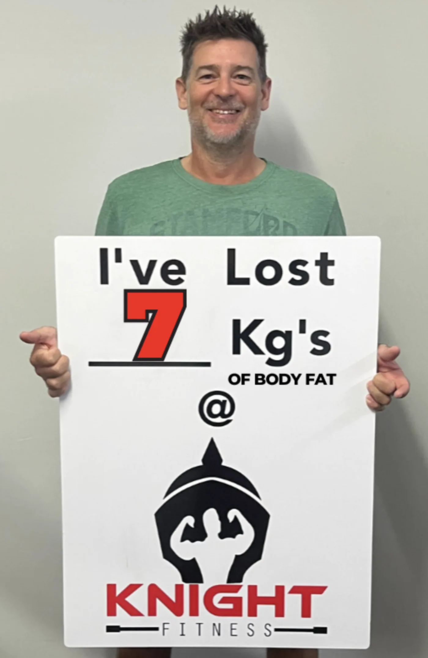 Member down 7kg of body fat
