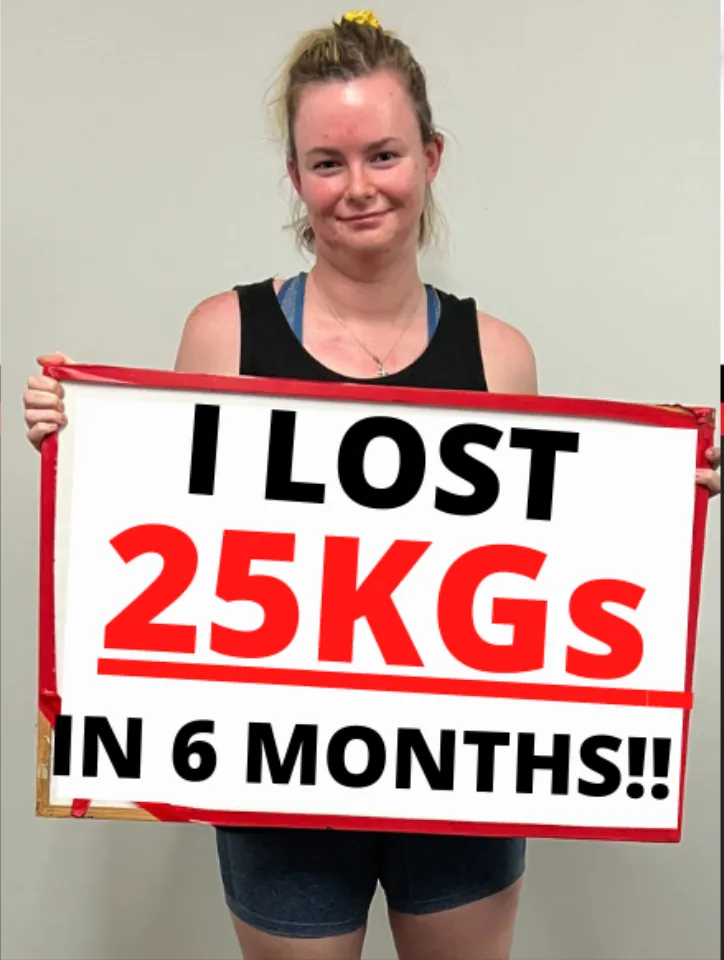Women's Club member — lost 25kg in 6 months at Knight Fitness Lawnton